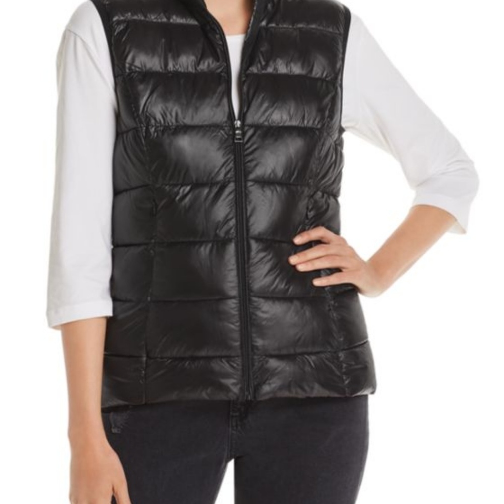 AQUA Packable Puffer Vest sleeveless